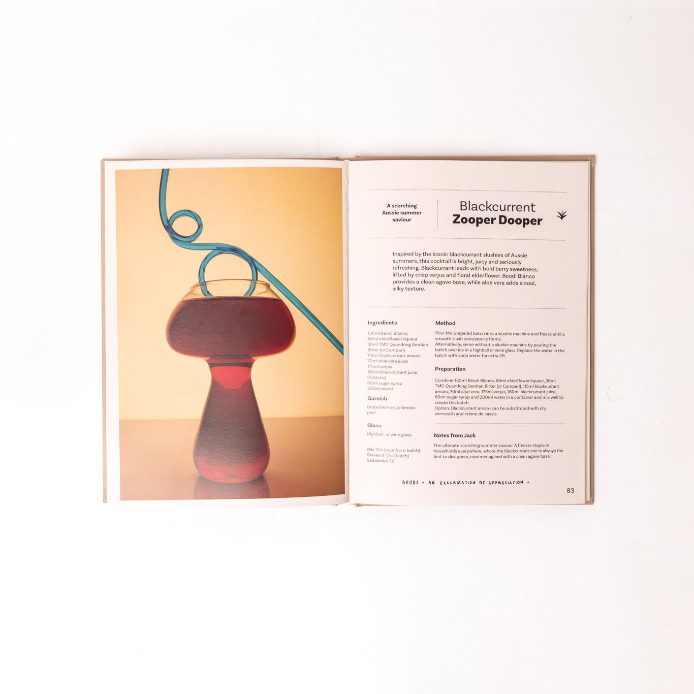 The Beudi Cocktail Book